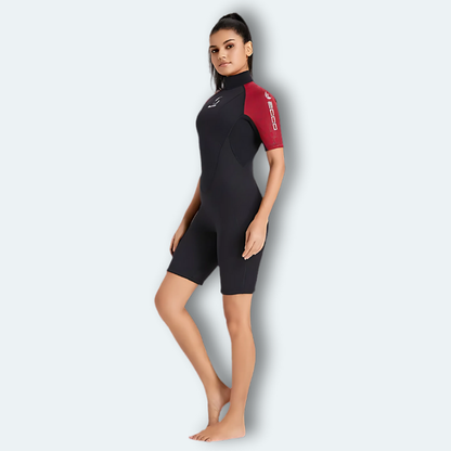 Combinaison plongée shorty Femme en néoprène 3mm