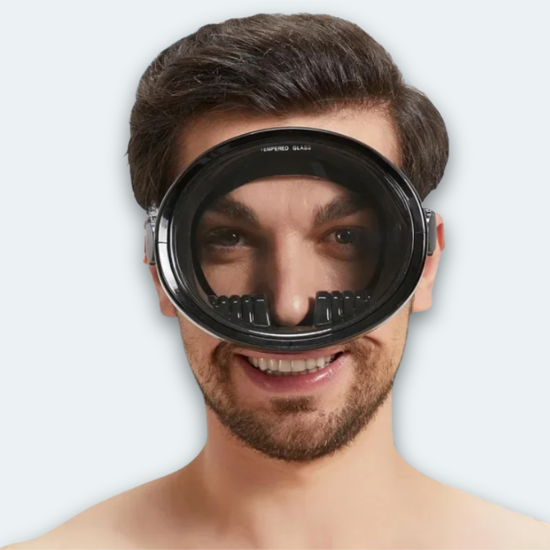 Masque de plongée hublot Adulte Anti buée et verre trempé