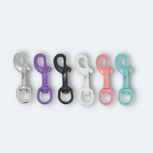 Lot de 3 Mousquetons rotatif 360° - 75mm