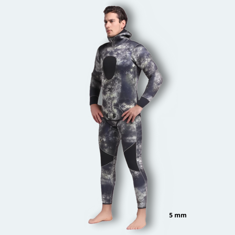 Combinaison chasse sous marine Homme en néoprène 5mm