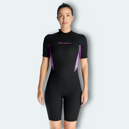 Combinaison plongée shorty Femme en néoprène 3mm