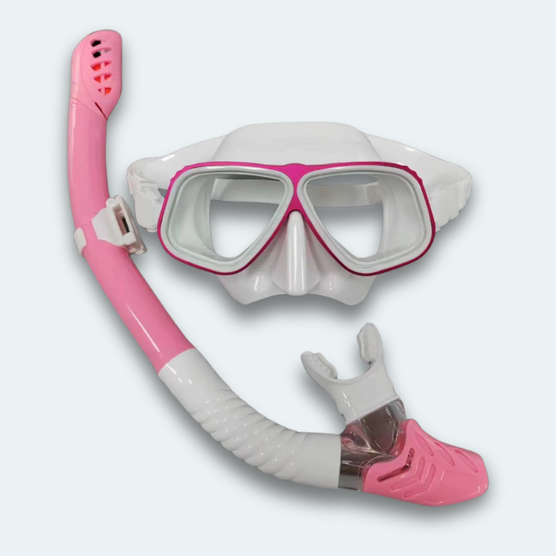 Masque de plongée avec tuba Adulte anti buée et verre trempé