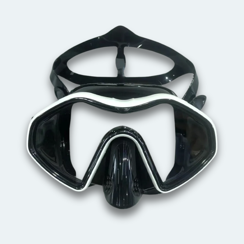 Masque de plongée professionnel adulte anti buée, verre trempé et haute résistance aux chocs