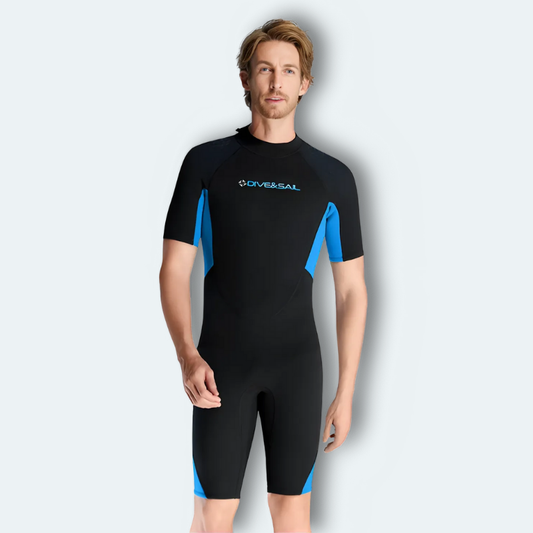 Combinaison plongée shorty Homme en néoprène 3mm