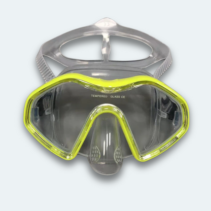 Masque de plongée professionnel Adulte anti buée, verre trempé et haute résistance aux chocs