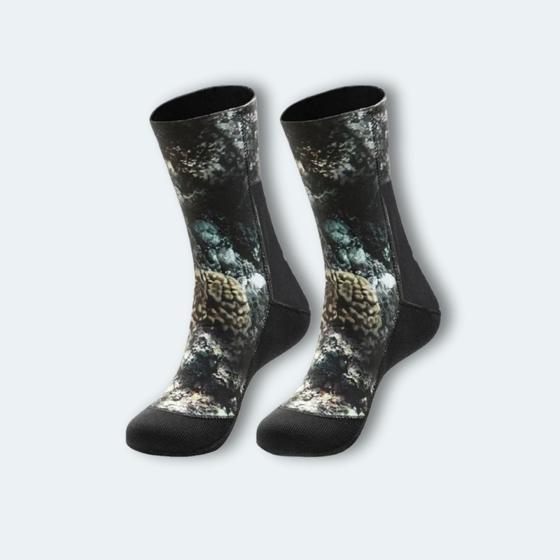 Chaussons de plongée camouflage en néoprène 5mm