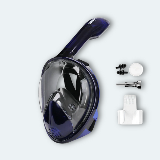 Masque de plongée intégral Adulte anti buée avec support caméra
