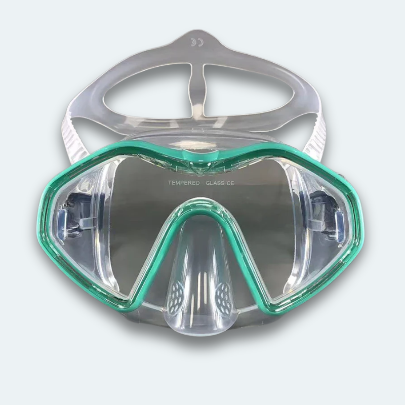 Masque de plongée professionnel Adulte anti buée, verre trempé et haute résistance aux chocs