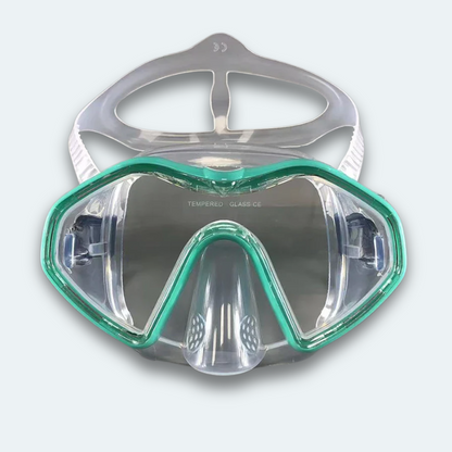 Masque de plongée professionnel Adulte anti buée, verre trempé et haute résistance aux chocs
