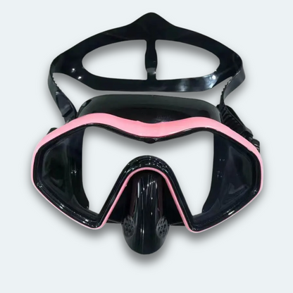 Masque de plongée professionnel adulte anti buée, verre trempé et haute résistance aux chocs