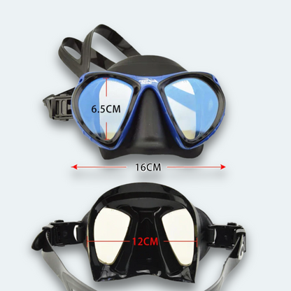 Masque de plongée Adulte en verre trempé