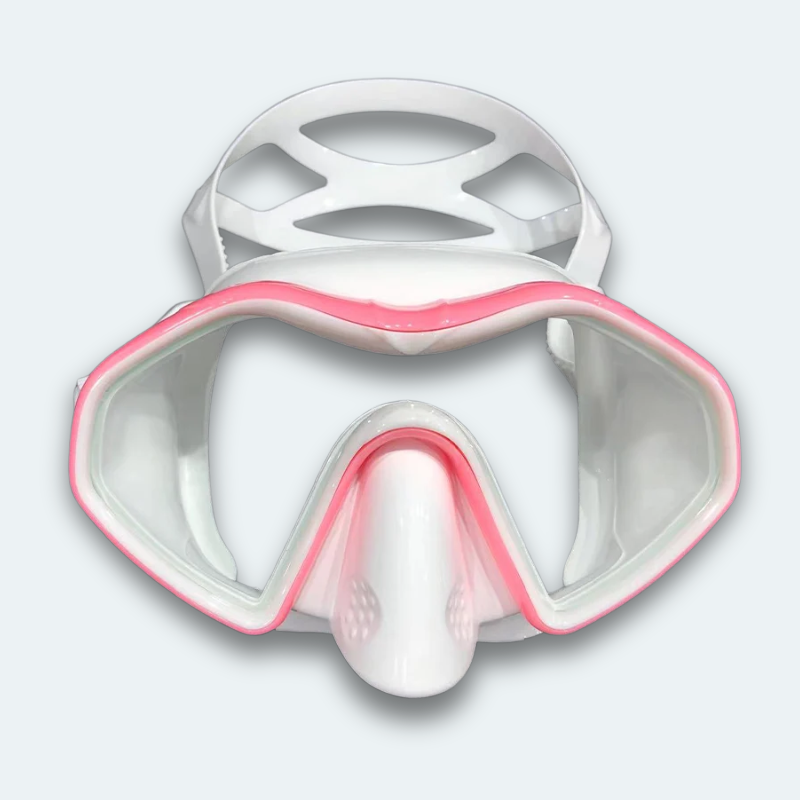 Masque de plongée professionnel adulte anti buée, verre trempé et haute résistance aux chocs