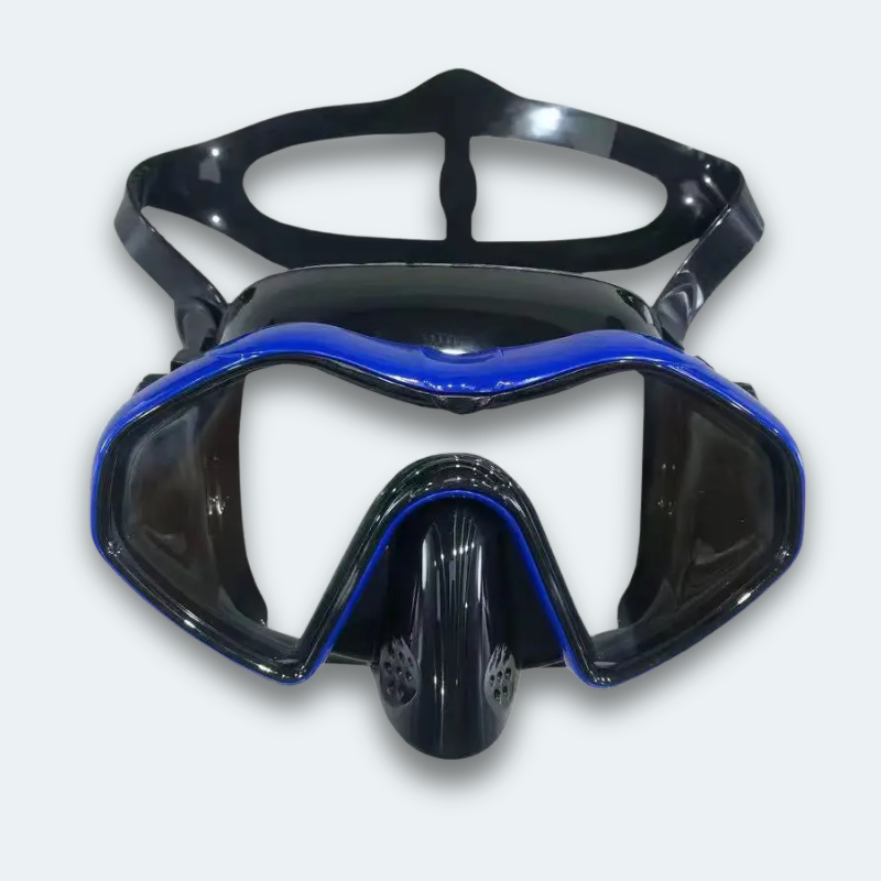 Masque de plongée professionnel adulte anti buée, verre trempé et haute résistance aux chocs