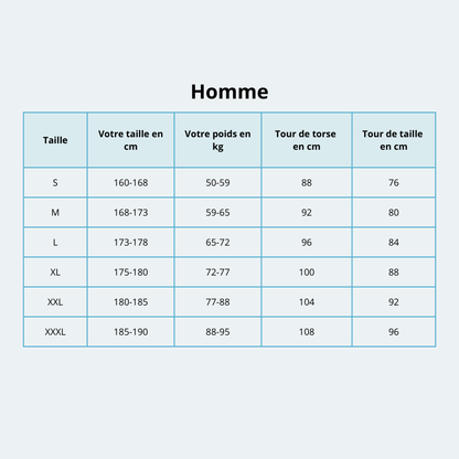 Combinaison plongée Homme en néoprène 7mm