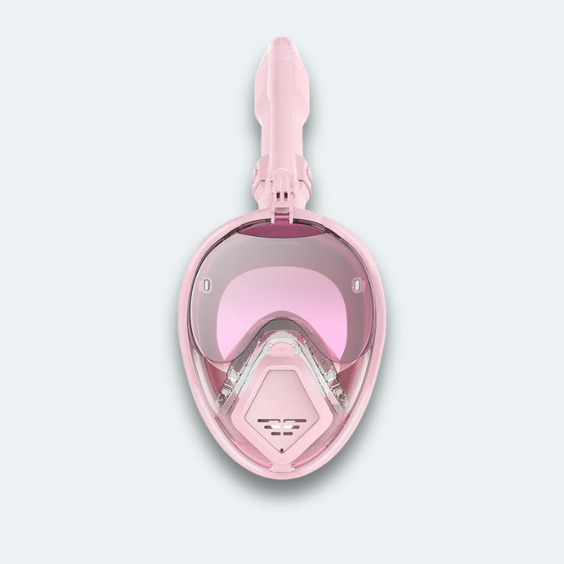 Masque de plongée intégral avec support caméra et visière contre reflet du soleil