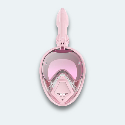 Masque de plongée intégral avec support caméra et visière contre reflet du soleil