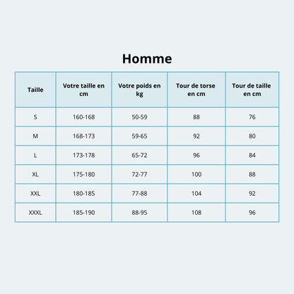 Combinaison plongée Homme en néoprène 7mm