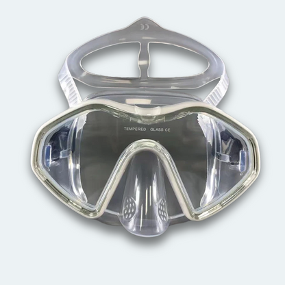 Masque de plongée professionnel Adulte anti buée, verre trempé et haute résistance aux chocs